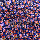 Blue Floral Leaf Dress - Size 20