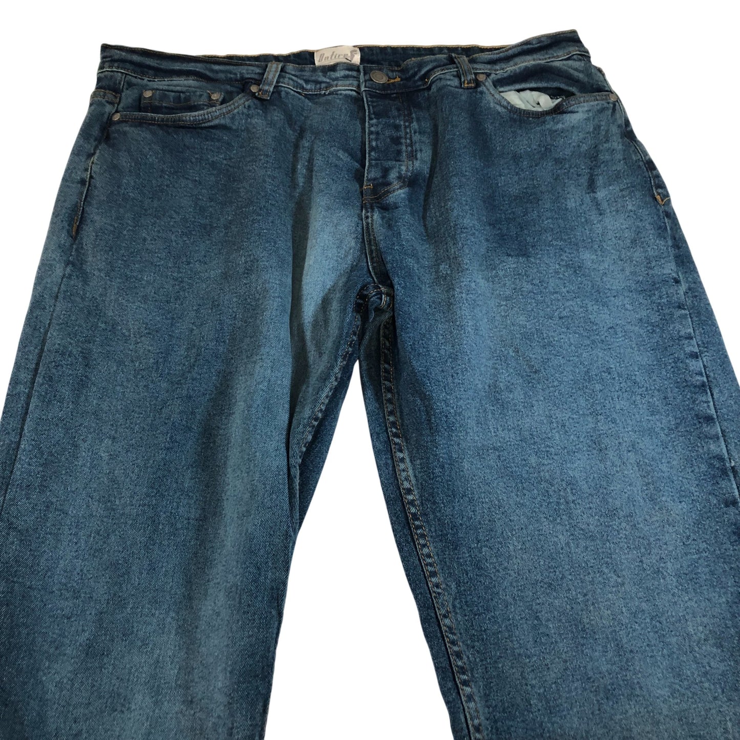 Onfire Jeans W36 L34 Men's Blue Stretch Denim Regular Fit Casual Wear