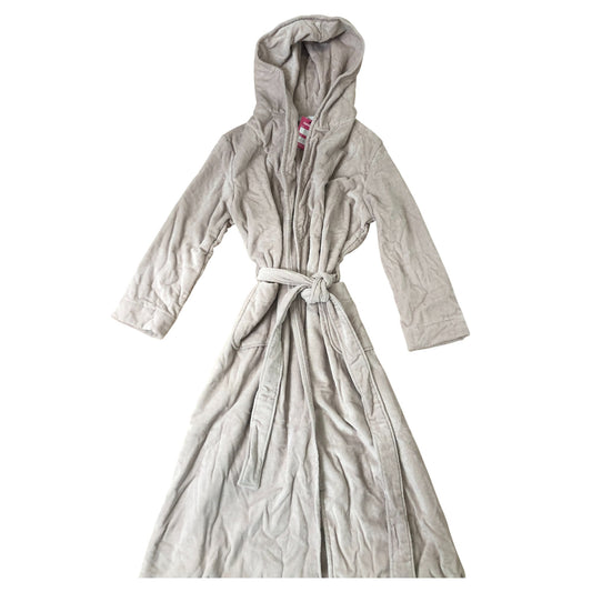 The White Company XL Women's Hooded Bathrobe Plush Cotton Organic Material