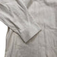 River Island Studios Shirt Size L Men's Long Sleeve Casual Cream Cotton Top
