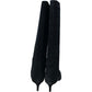Branded Black Suede Low Heel High Leg Pointed Boots Size UK 7 Women