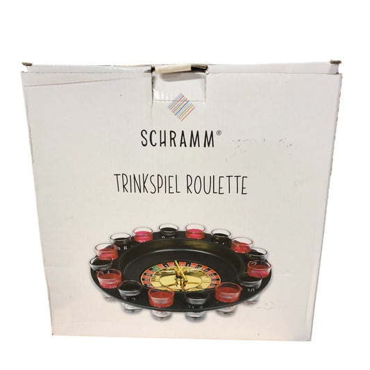 Schramm Trinkspiel Roulette Drinking Game Set With 16 Shot Glasses Fun Party