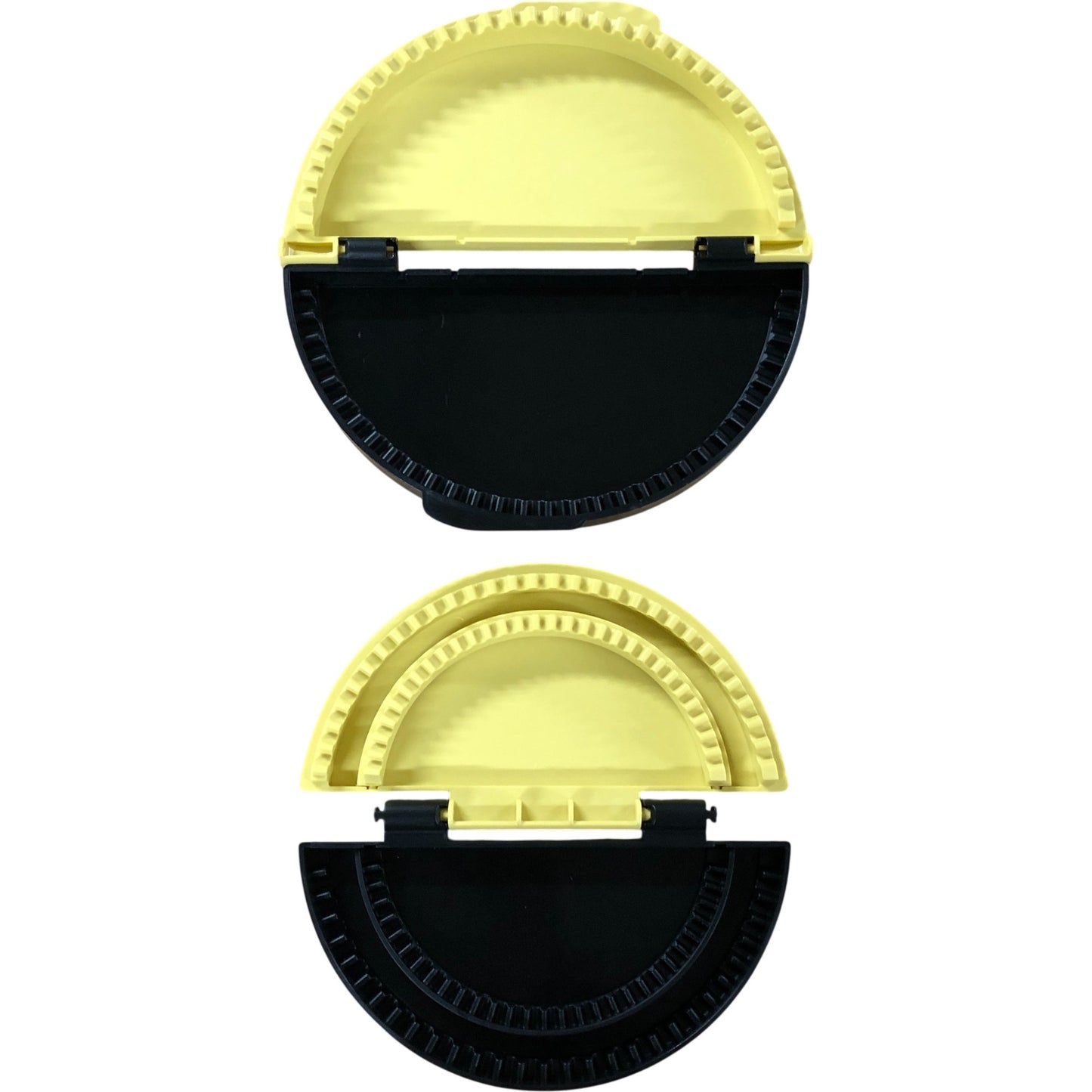 Multi Size Yellow Tortilla Press Kitchen Maker Non Stick Cooking Tool 2 Pack