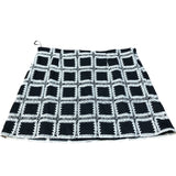 River Island Black And White Checked Skirt Size 16 Women's Stylish Design