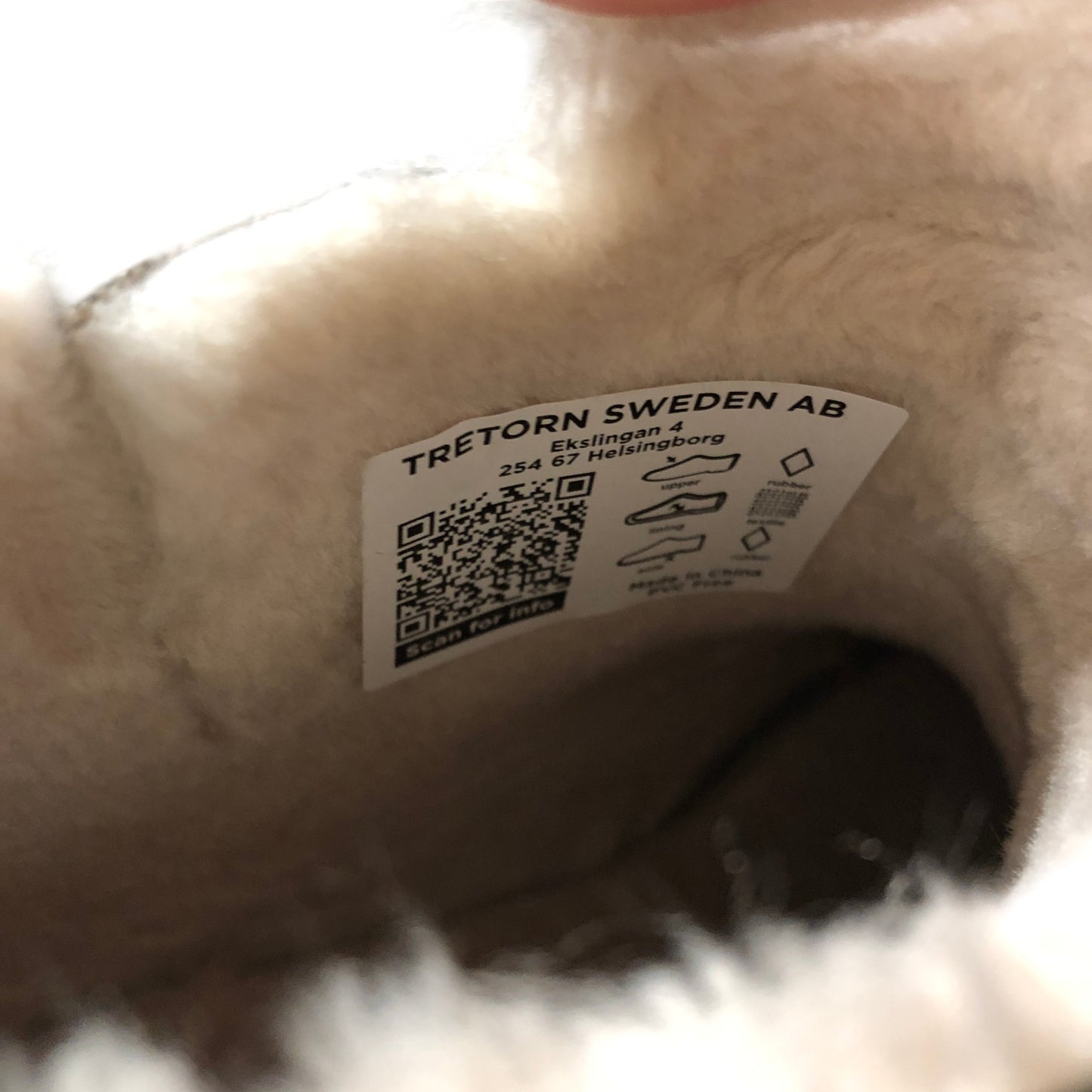 Tretorn EVA W 6.5 Women's Black Rubber Chelsea Boots Warm Lining Waterproof