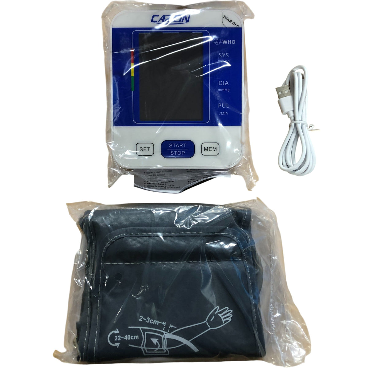 Cazon Arm Type Electronic Blood Pressure Monitor BSX516 2 Pack