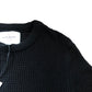 River Island Men's Black Waffle Knit Jumper Size S