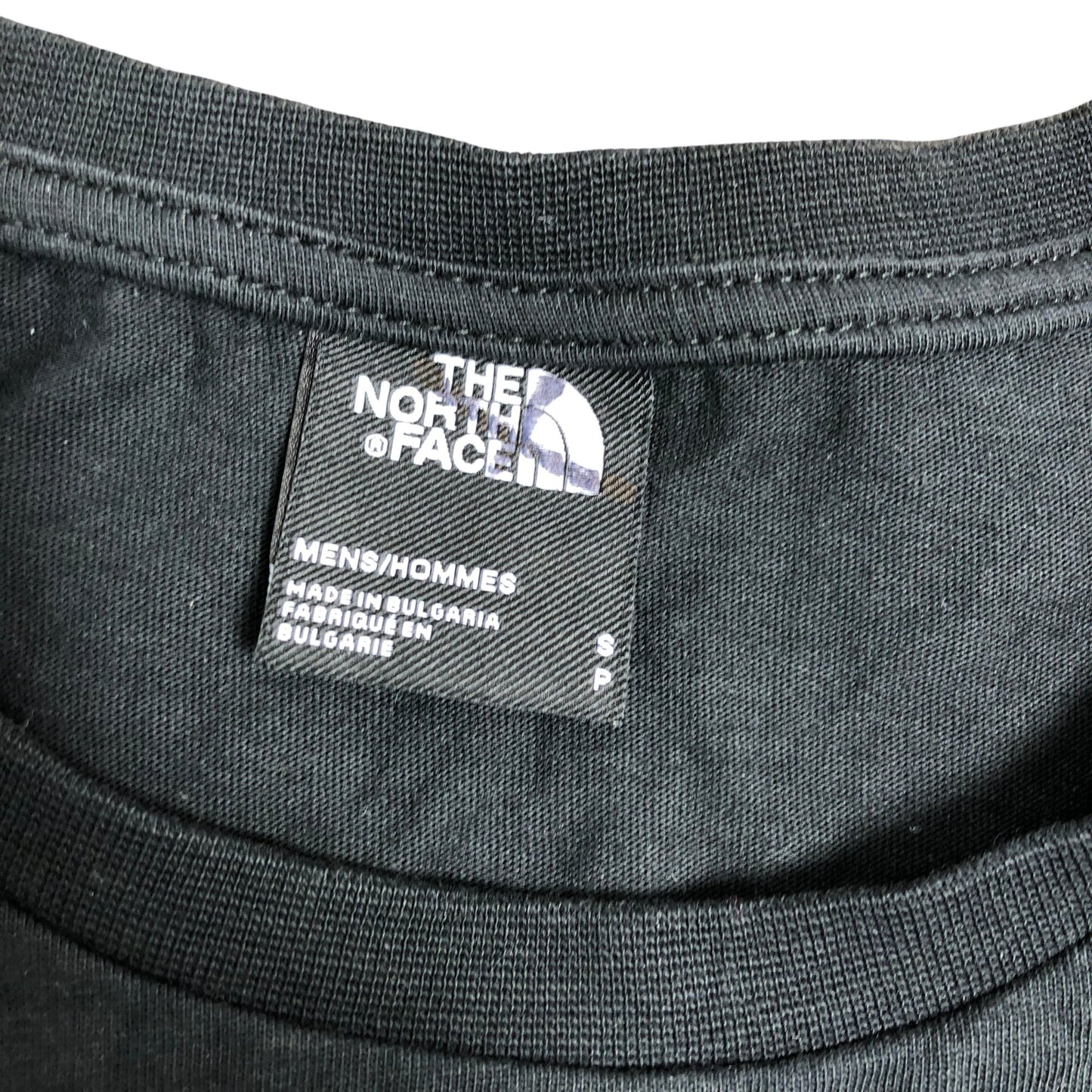 The North Face Men's T-Shirt Size Small Black Graphic Logo Cotton Short Sleeve