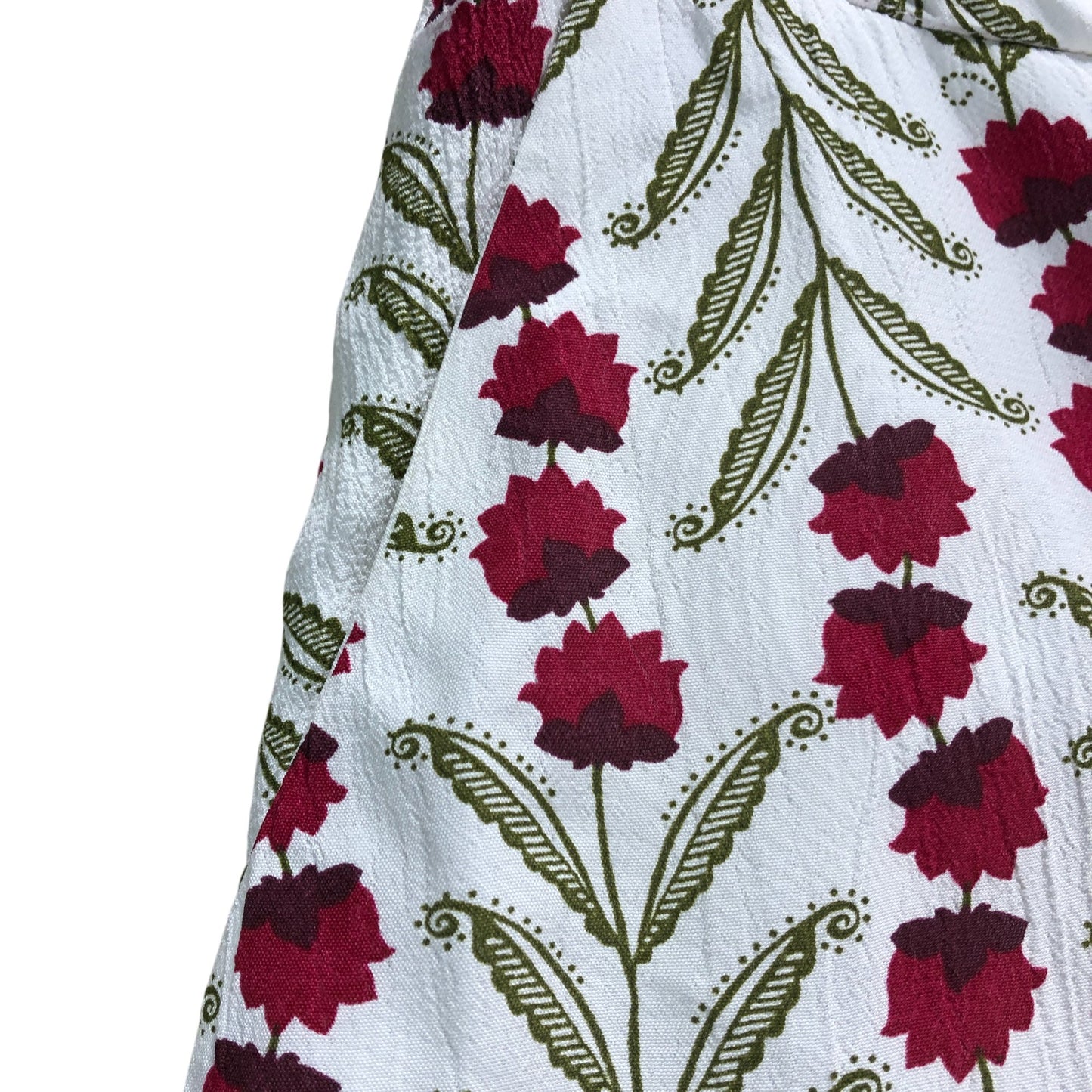 Branded Floral Print Wide Leg Trousers - Size 18