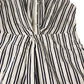 Women's Striped Sleeveless Shirt Dress Size 12