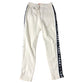 Just Don All City Sweatpants Men's Cream Comfortable Trousers Size M Ankle Zips