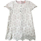 River Island Girls Crochet Dress 2-3 Years Cream Floral Scalloped Hem Buttons