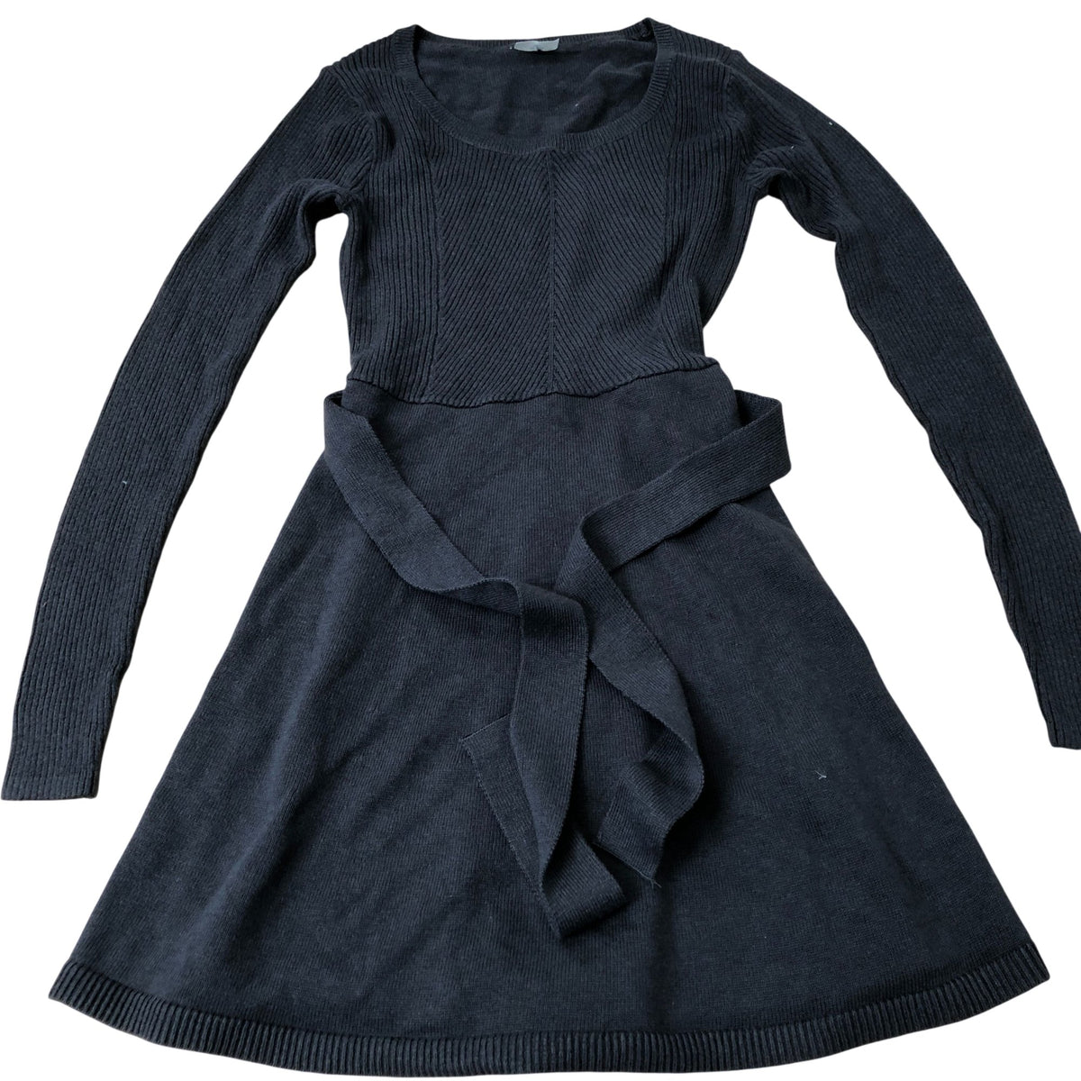 Abercrombie & Fitch Kids Dress Long Sleeve Ribbed Knit Charcoal 11-12 Years