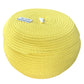 Sea Team Large Yellow Storage Basket Cotton Rope Round Natural Decorative Home