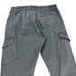 AVANT GARDE Cargo Pants 34 Men's Grey Cotton Elastane Trousers