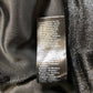 River Island Draped Black Top UK8 Women's Stretchy Velvet Off Shoulder