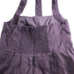 UK14 Women's Brown Linen Blend Jumpsuit