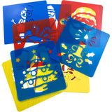 12 Pieces Christmas Stencils Set for DIY Craft Painting Decorations