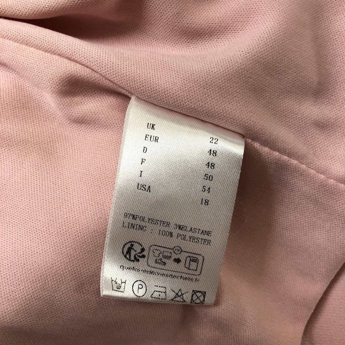 Gina Bacconi Gigi Moss Crepe Bolero Blush Pink Flared Sleeve Cropped Size 22