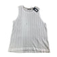 River Island Men's White Knit Sleeveless T-Shirt Size Extra Large Summer Top