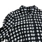 Floral Dress UK6 Women's Long Sleeve Button Down Trendy Black