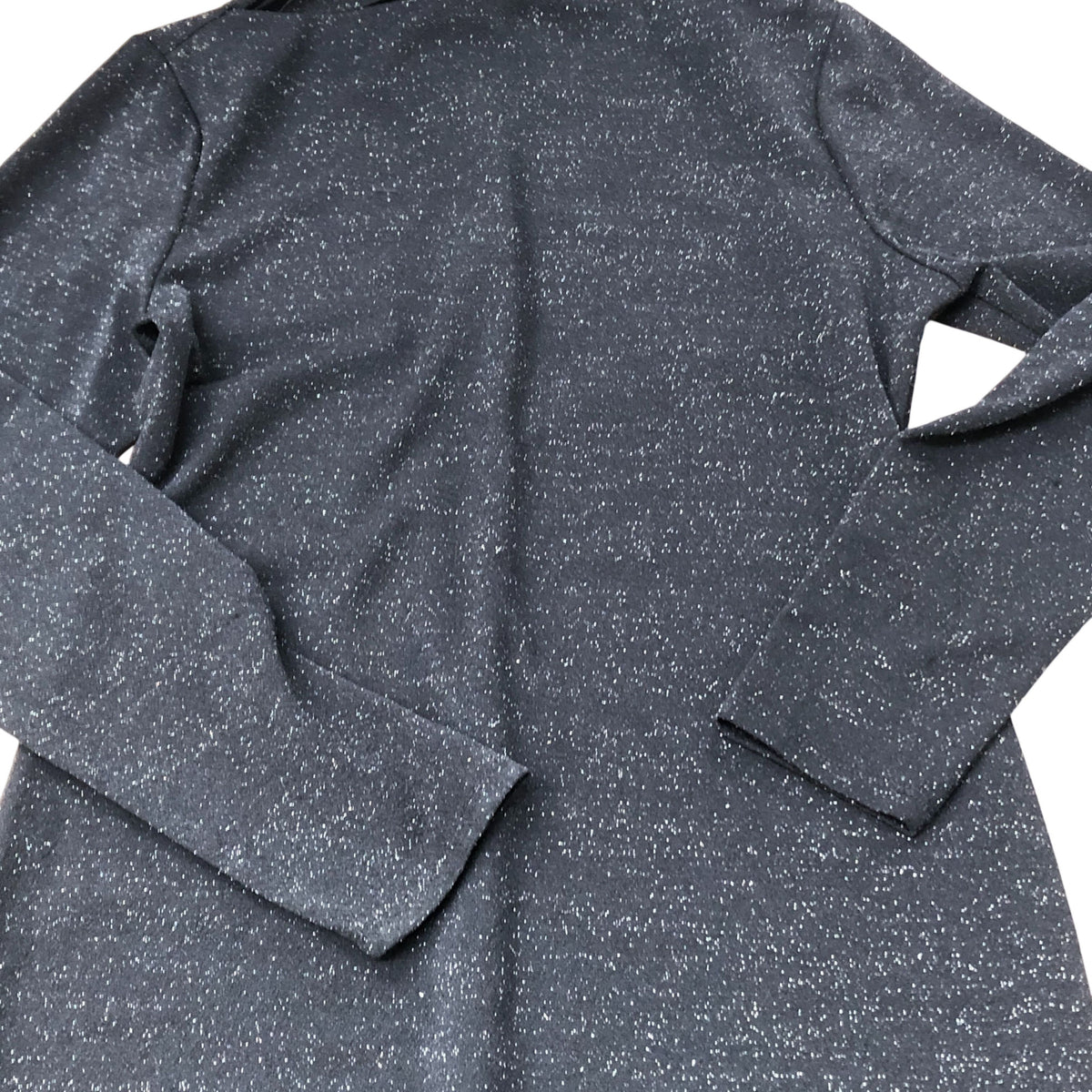 Long Sleeve Dress Size 14 Women's Black Sparkle Jersey Evening Party
