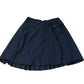 Eva Franco Pleated Mini Skirt UK Size 6 Women's Black Button Detail Chic Style