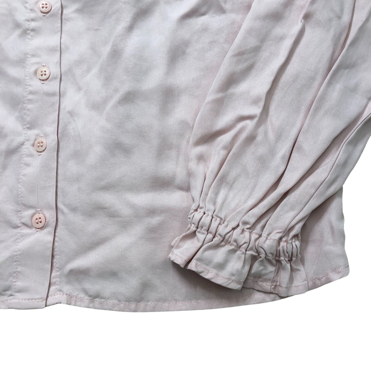 Baukjen Tara Frill Neck Blouse Pastel Pink