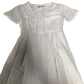 White Cotton Maxi Dress Women's Short Sleeve Summer UK8
