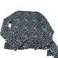 River Island Leopard Print Long Sleeve Top Women's Size 12