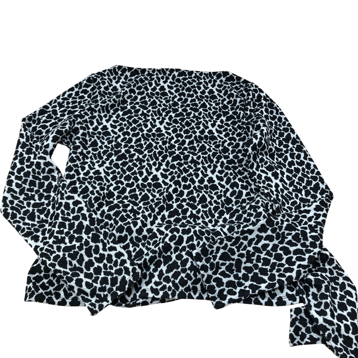 River Island Leopard Print Long Sleeve Top Women's Size 12