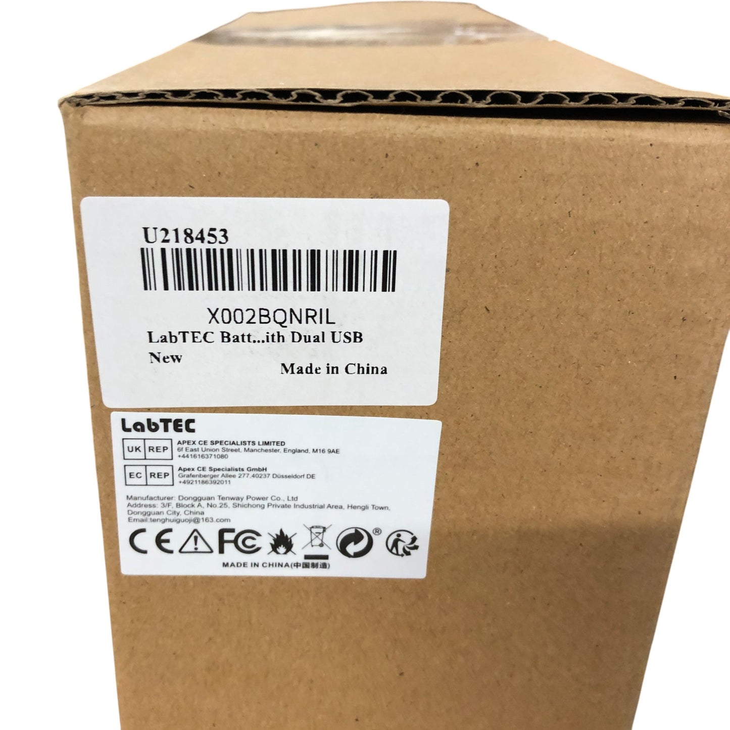 LABTECH DCB102 Jobsite Charging Station For 18V Lithium Ion Power Tool Batteries