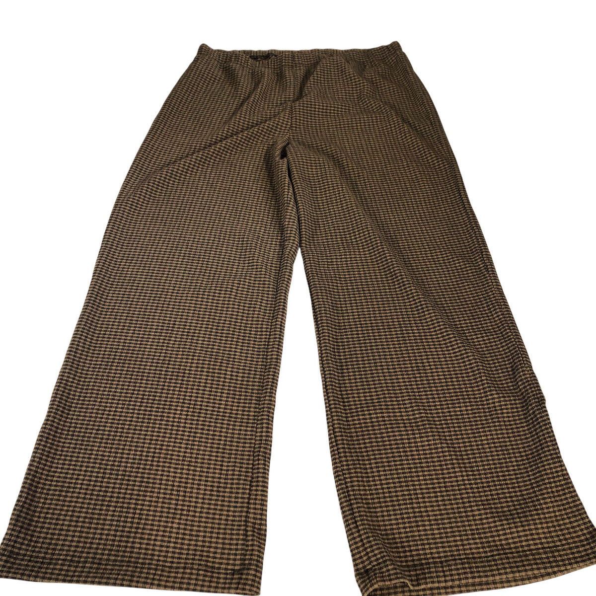 River Island Women's Trousers Houndstooth Pattern Stretch Waist