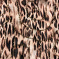 River Island UK12 Women's Viscose Blouse Animal Print Beaded Short Sleeve Top
