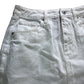 River Island UK6 Women's White Denim Midi Skirt High Waisted Split Hem