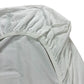 Fitted Cot Sheet 140x70cm Cotton White Baby Bedding