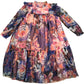 Angel & Rocket Girls Floral Dress Age 6-7 Frock Long Sleeve