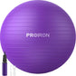 Proiron 75cm Purple Yoga Ball Gym Fitness Pilates Exercise Equipment