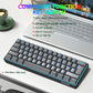 Snpurdiri 60% Percent Gaming Keyboard Wired  Compact, 61 Keys Iron Grey
