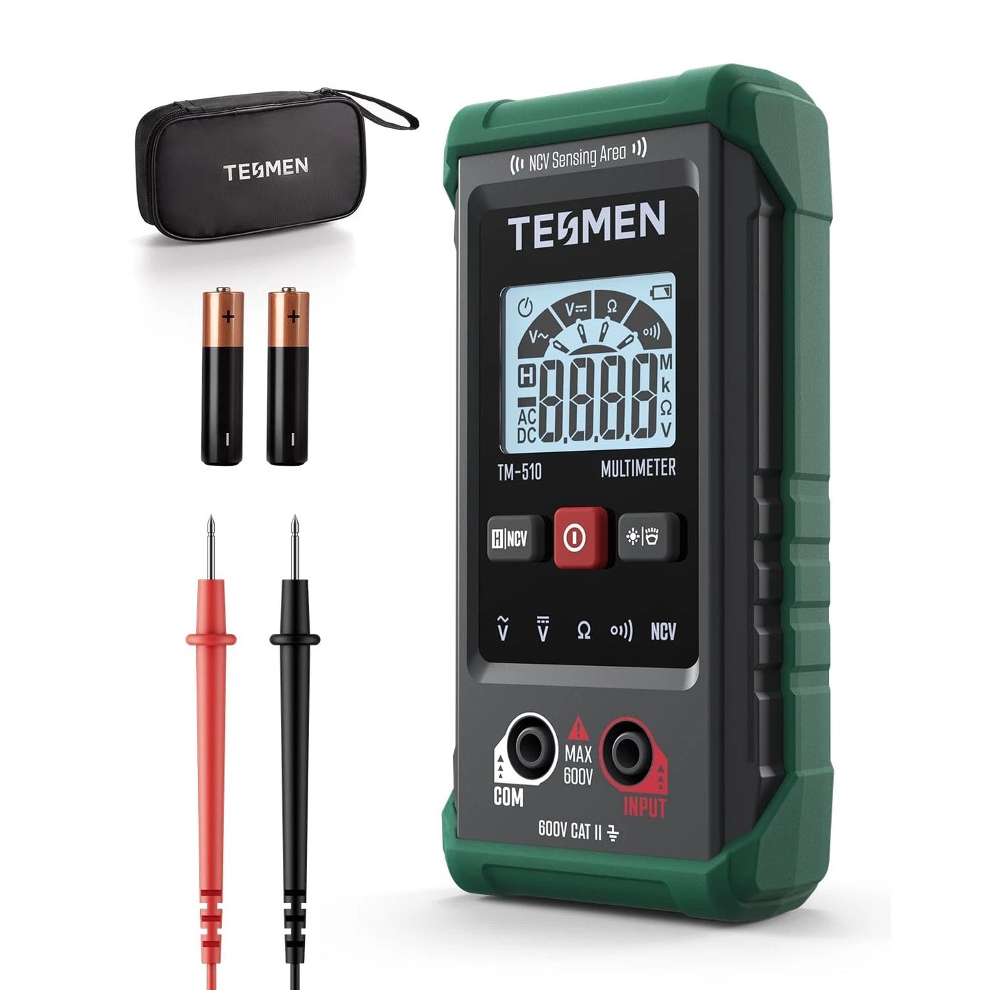 Tesmen Smart Digital Multimeter TM-510 Auto Ranging Non-Contact Voltage Tester