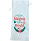 Christmas Wine Bottle Gift Bag