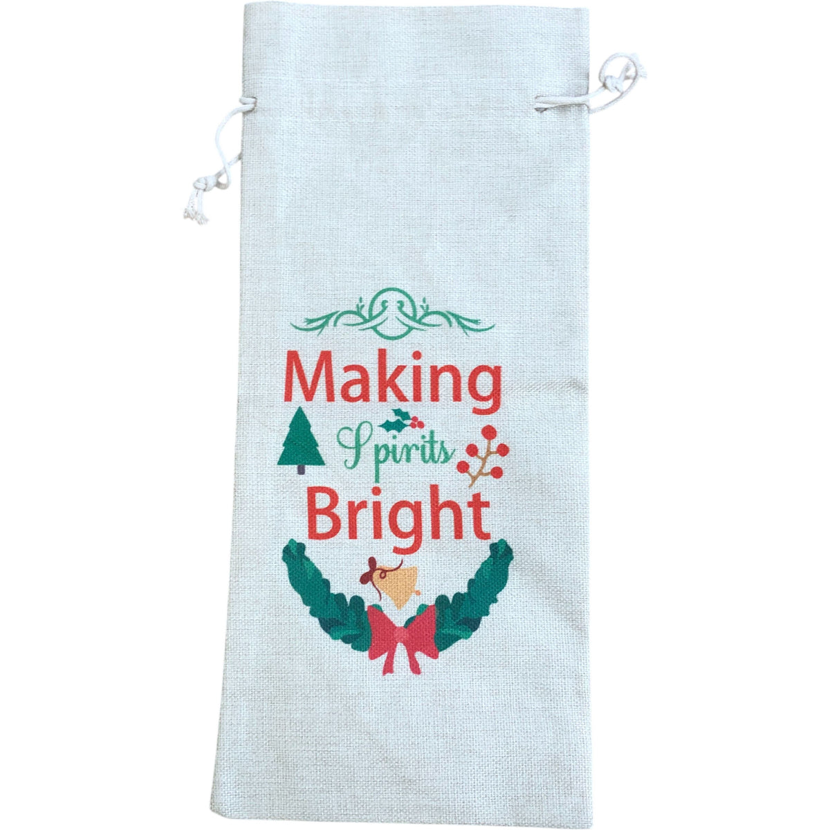 Christmas Wine Bottle Gift Bag
