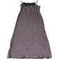 River Island Brown Satin Spaghetti Strap Dress Feather Trim