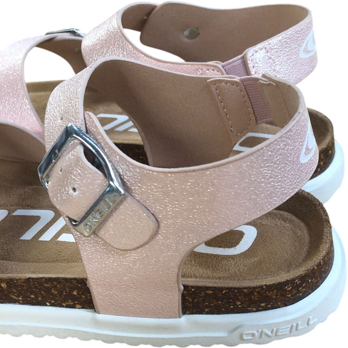 O'Neill Polly Sandal Low JR UK1.5 Girls Pink Adjustable Buckle Sandals