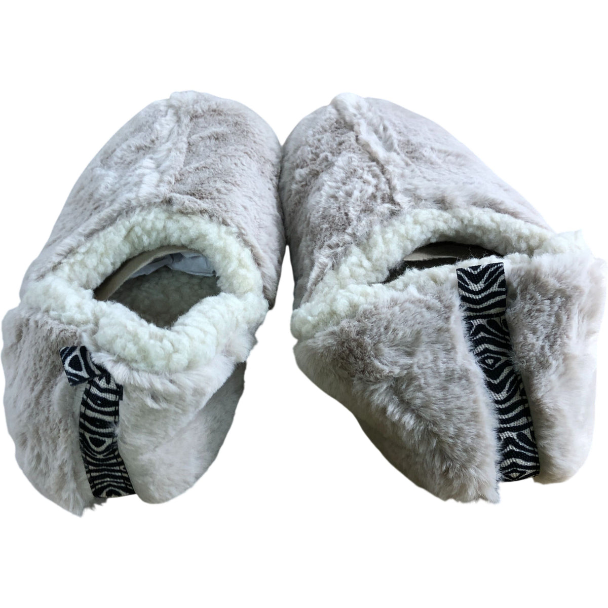 Slippers UK8 Women's Beige Soft Plush Indoor Footwear
