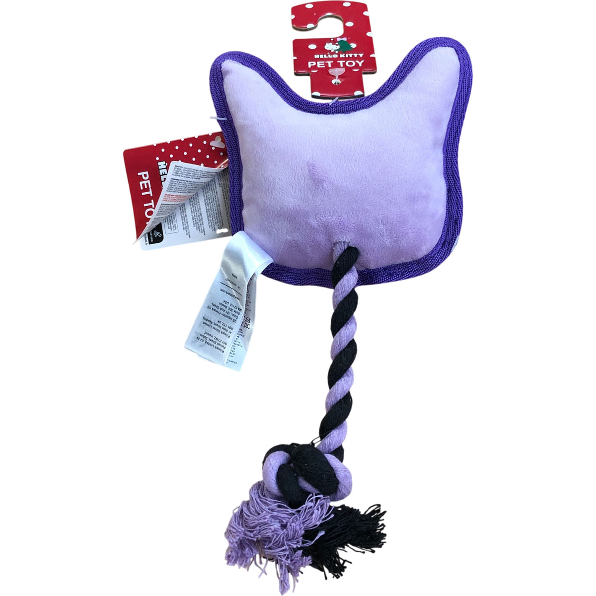 Hello Kitty Plush Pet Toy Soft Toy with Rope Tail