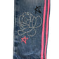 River Island Straight Jeans 8Yrs Girls Mid Rise Love Print Denim