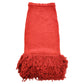 River Island Red Fringed Skirt UK S Women's Knitted Warm Fashion