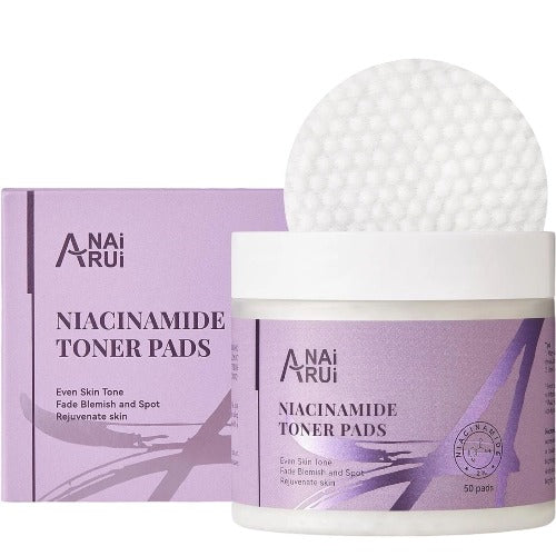 Niacinamide Toner Pads 50 Pads Even Skin Tone Fade Blemish and Spot Rejuvenate