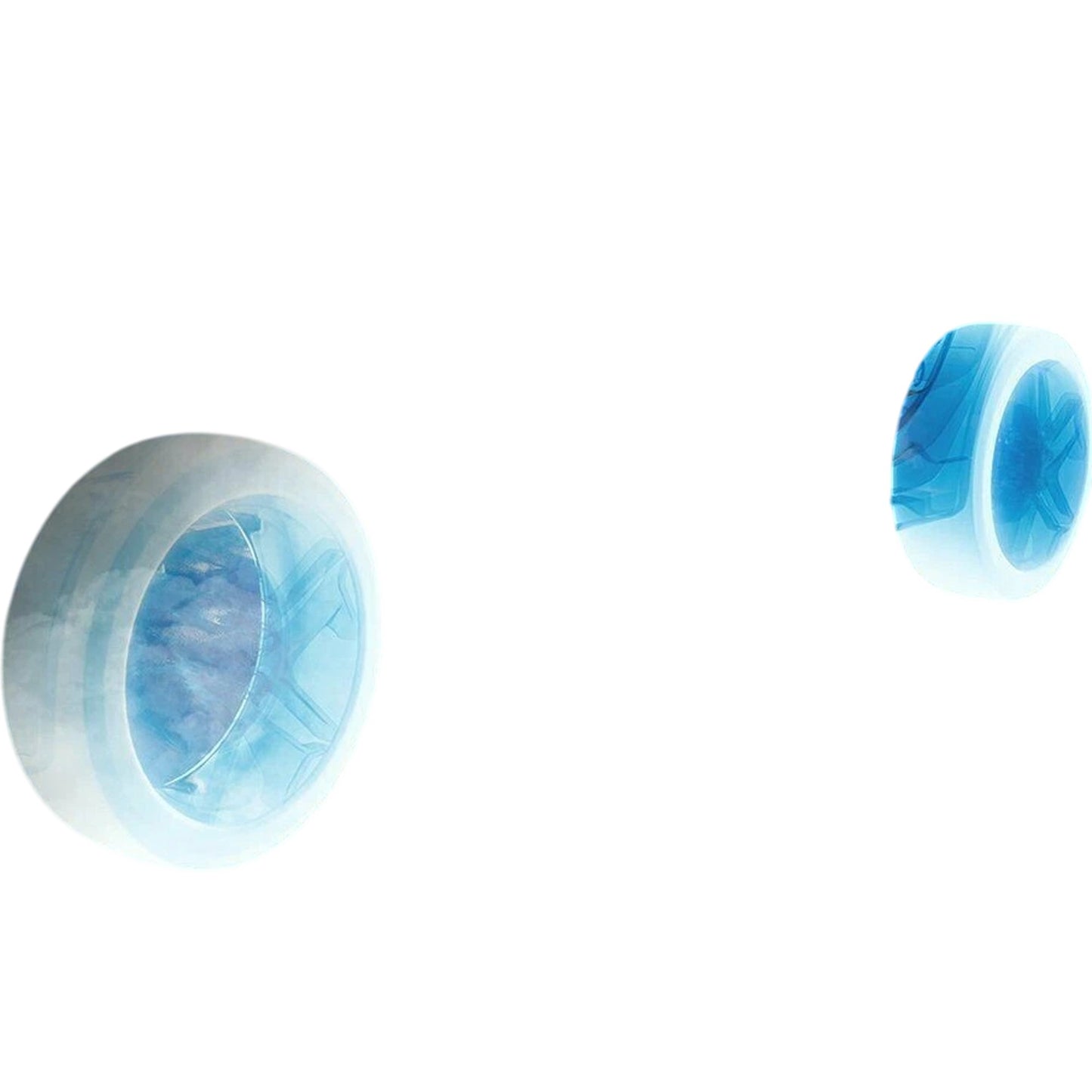 RACING Air Intake Pipe Super Power Flow Red Aluminium Replacement Upgrade Silver